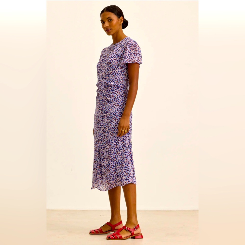 Velvet by Graham & Spencer Nevine dress is wisteria pattern
